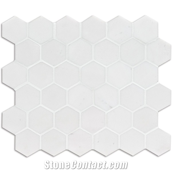 Aspen White Marble Finished Product