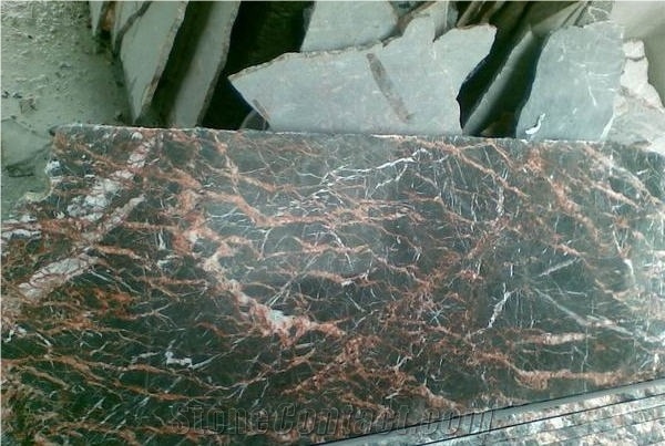 Azalea Red Marble Slab