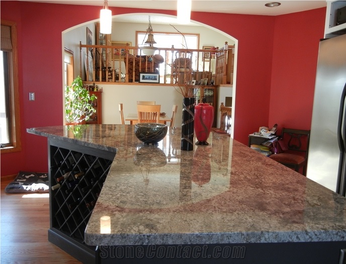 Azul Aran Granite Finished Product