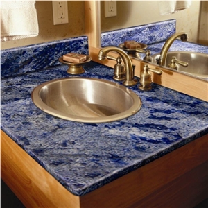 Azul Bahia Granite Finished Product