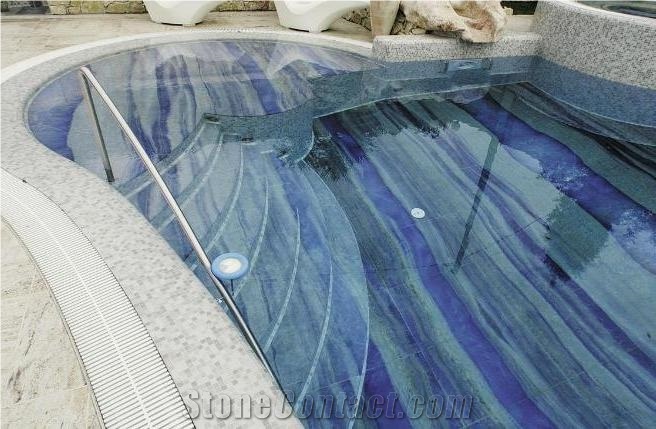 Azul Imperial Quartzite Finished Product