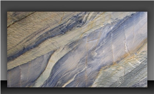Azul Imperial Quartzite Slab