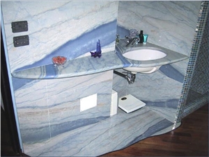 Azul Macaubas Quartzite Finished Product