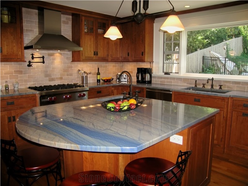 Azul Macaubas Quartzite Finished Product