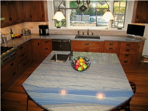 Azul Macaubas Quartzite Finished Product