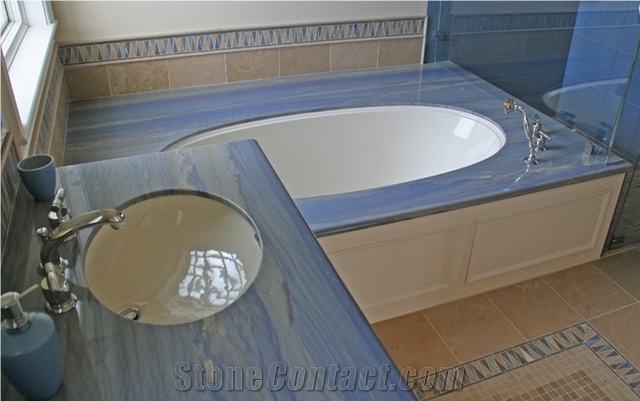 Azul Macaubas Quartzite Finished Product