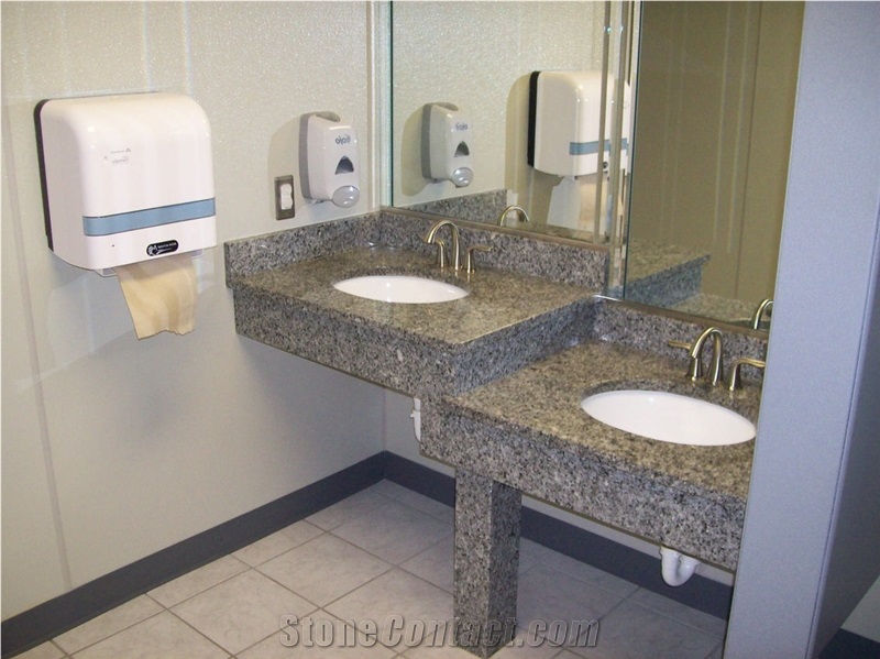 Azul Platino Granite Finished Product