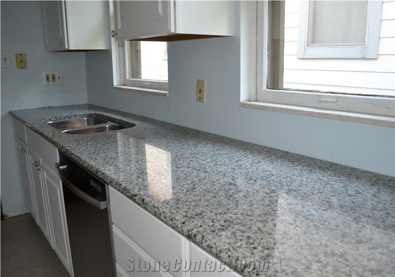 Azul Platino Granite Finished Product