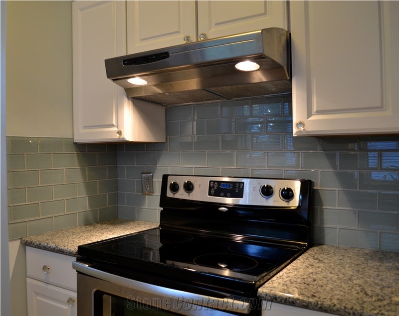 Azul Platino Granite Finished Product