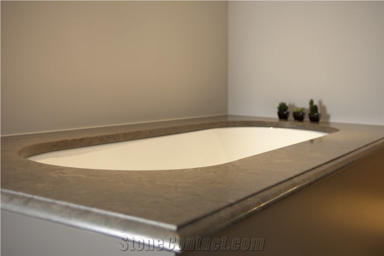Azul Valverde Limestone Finished Product
