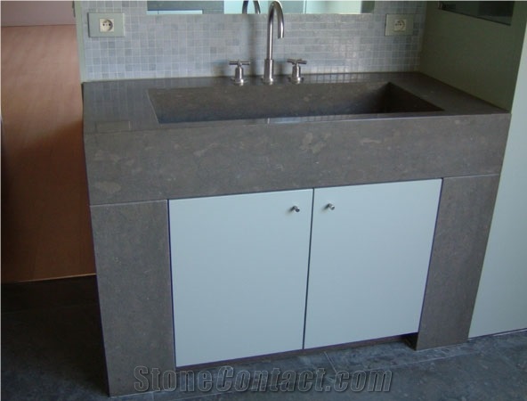 Azul Valverde Limestone Finished Product
