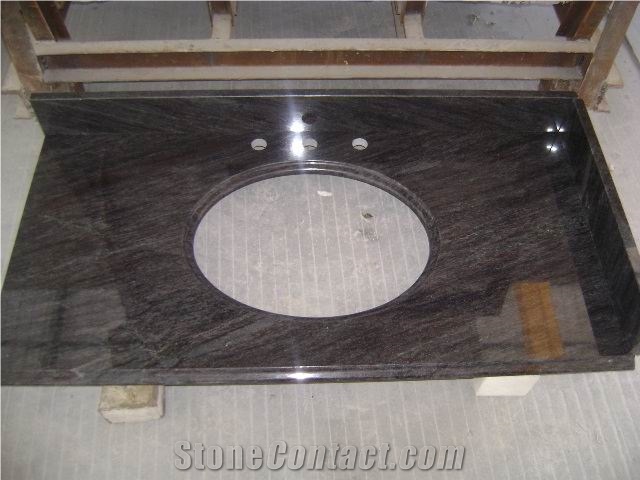 Bahama Blue Granite Finished Product
