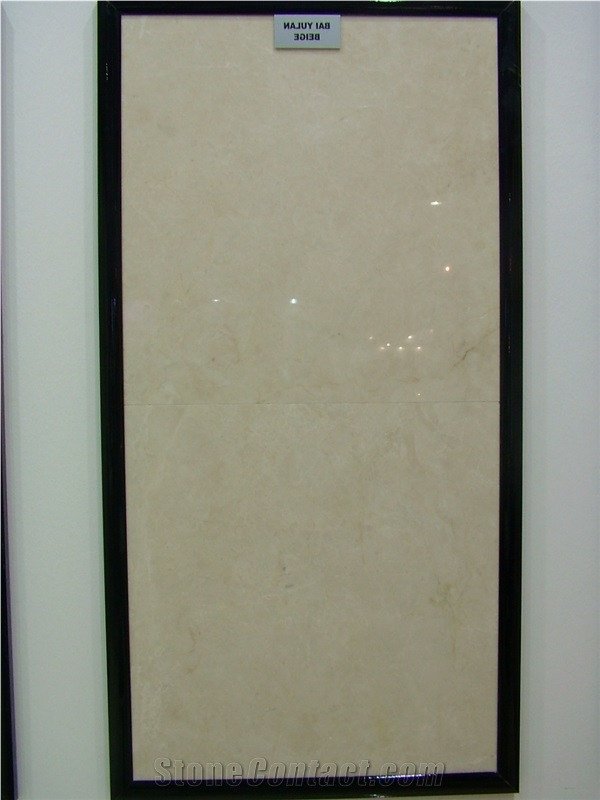 Bai Yulan Beige Marble Slab