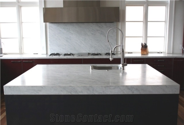 Bianco Carrara B Marble Finished Product