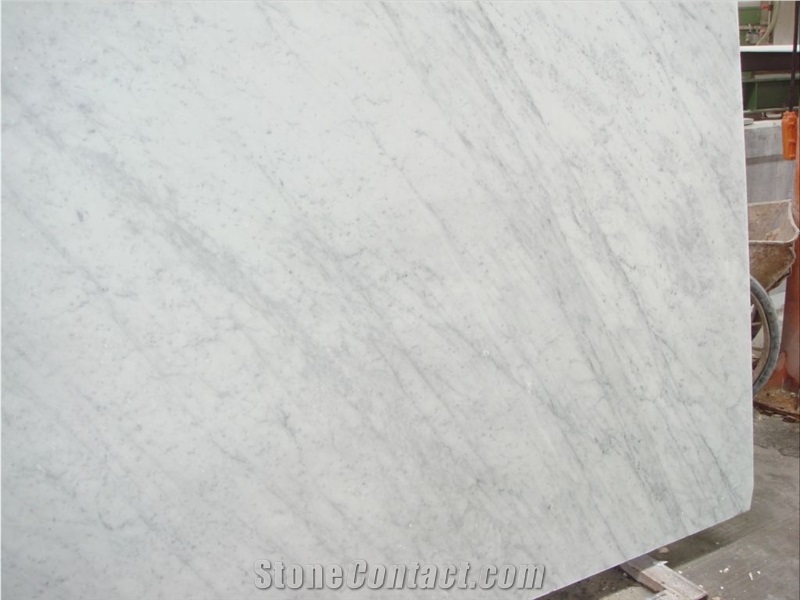 Bianco Carrara B Marble Slab