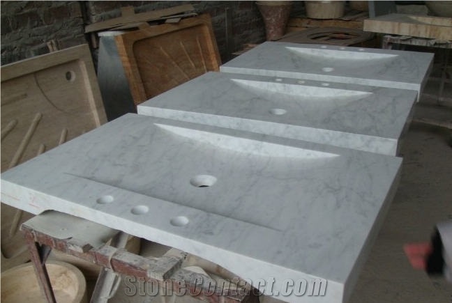 Bianco Carrara C Marble Finished Product