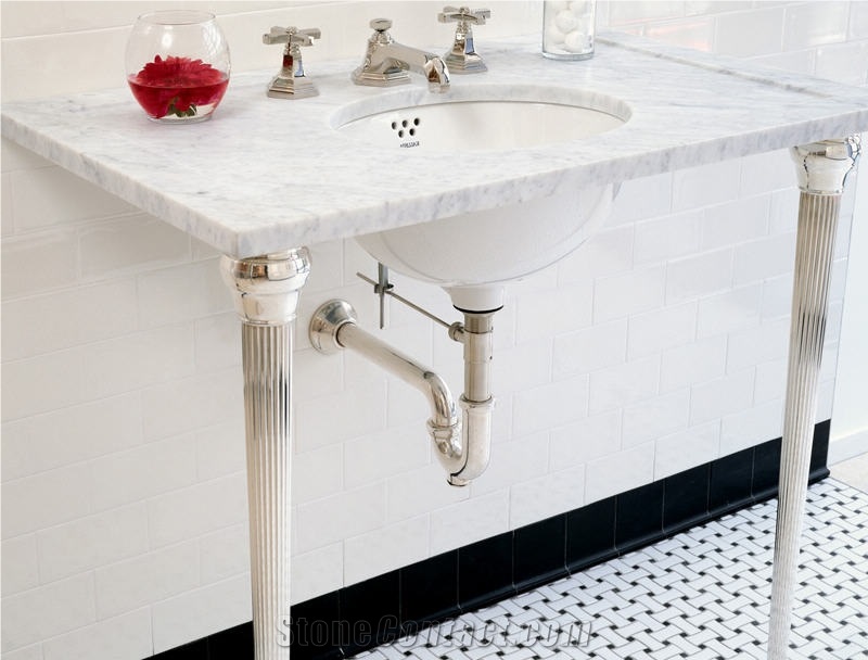 Bianco Carrara Campanili Marble Finished Product