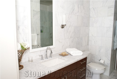 Bianco Carrara Campanili Marble Finished Product