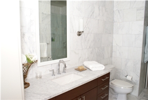 Bianco Carrara Campanili Marble Finished Product