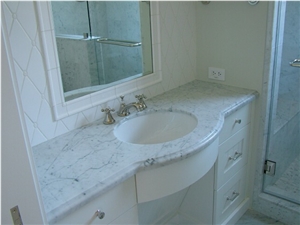 Bianco Carrara Campanili Marble Finished Product