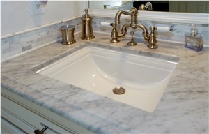 Bianco Carrara Campanili Marble Finished Product