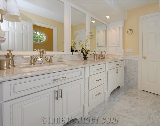 Bianco Carrara Unito C Marble Finished Product