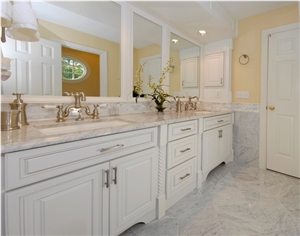 Bianco Carrara Unito C Marble Finished Product