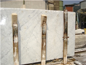 Bianco Carrara Unito C Marble Slab