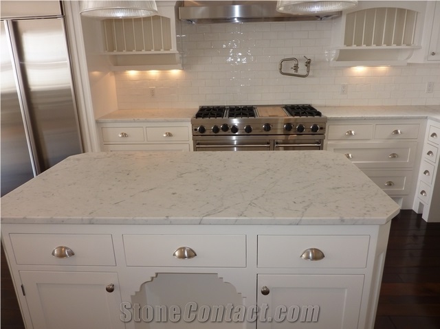 Bianco Carrara Unito D Marble Finished Product