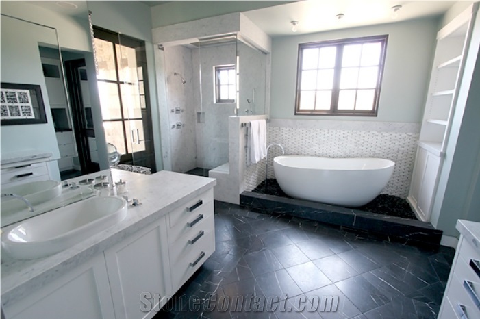 Bianco Carrara Unito D Marble Finished Product