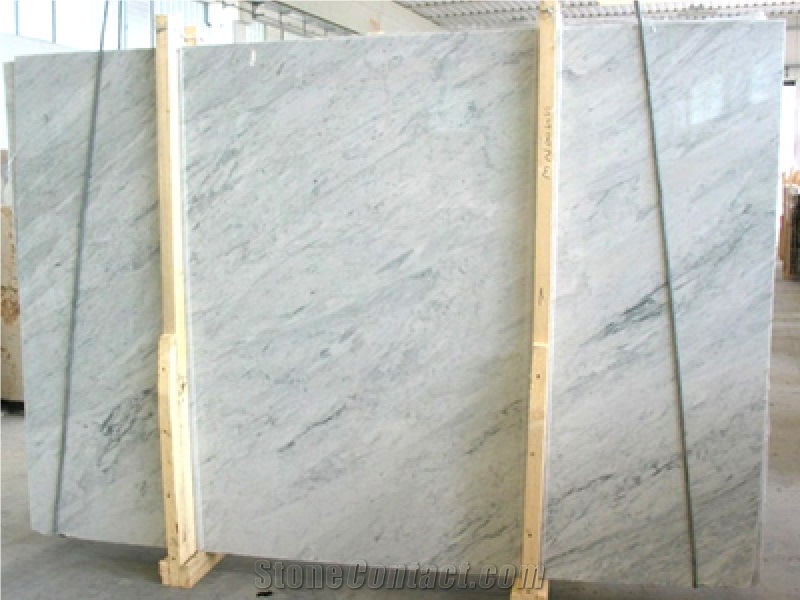 Bianco Carrara Unito D Marble Slab