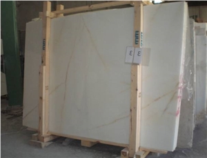 Bianco Giallo Marble Slab