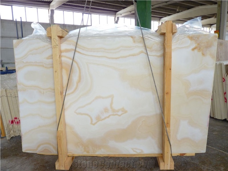 Bianco Giorno Onyx Slab