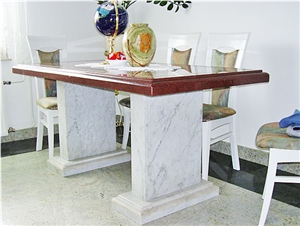 Bianco Lasa Marble Finished Product