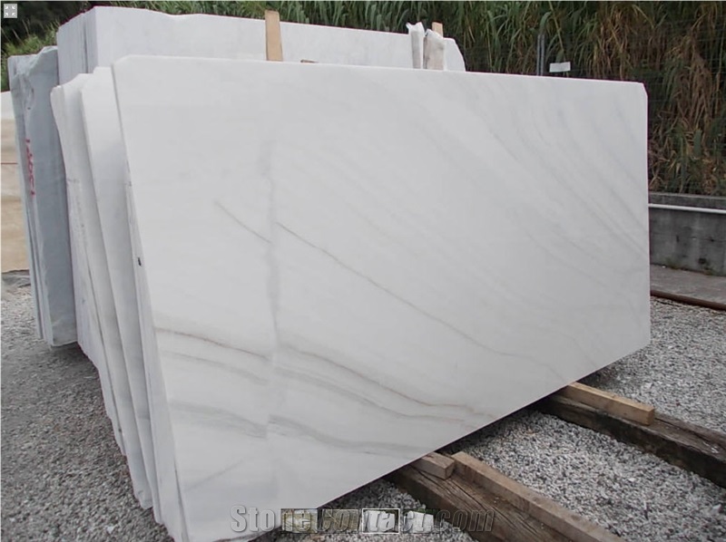 Bianco Lasa Marble Slab