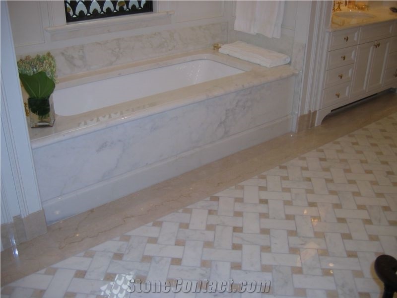 Bianco Lasa Vena Oro Marble Finished Product