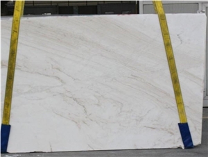 Bianco Lasa Vena Oro Marble Slab