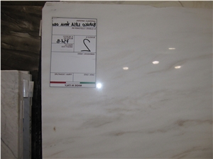 Bianco Lasa Vena Oro Marble Slab