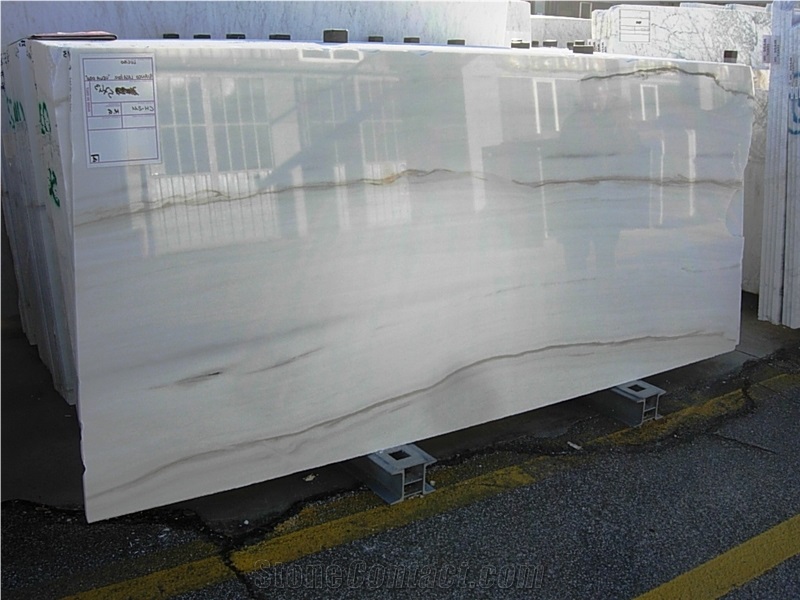 Lasa Bianco Perla Marble Slab
