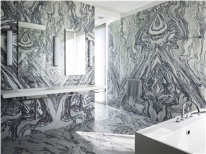 Bianco Ondulare Marble Finished Product