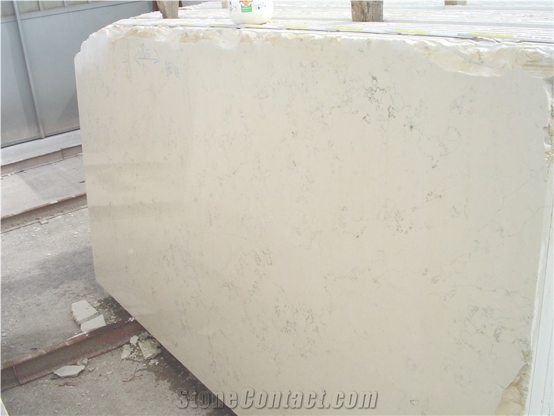 Bianco Perlino Marble Slab