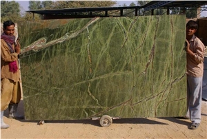 Bidasar Green Marble Slab