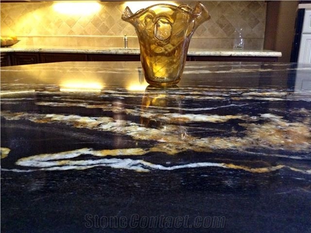 Black Fusion Granite Finished Product