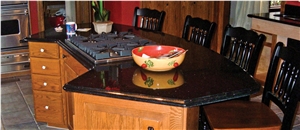 Black Galaxy Granite Finished Product