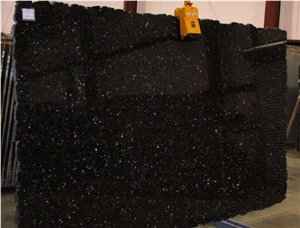 Black Galaxy Granite Slab