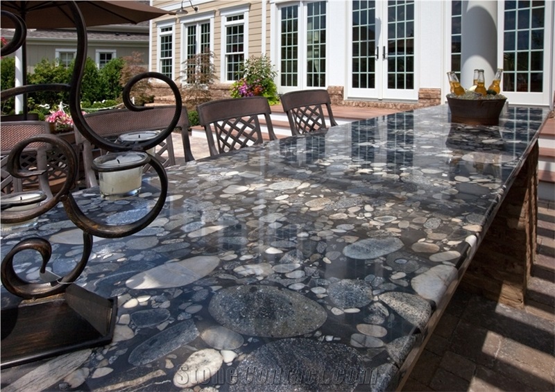 Black Mosaic Granite Finished Product