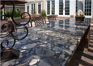 Black Mosaic Granite Finished Product