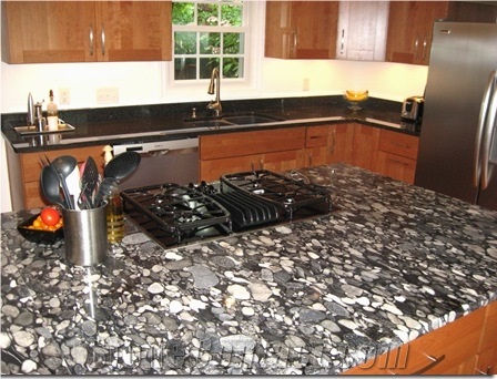 Black Mosaic Granite Finished Product