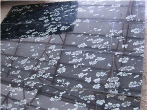 Black Peony Granite Finished Product
