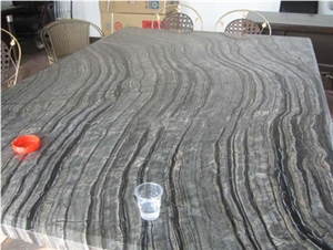 Black Wooden Marble Finished Product